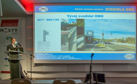 Přednáška o vývoji a realizacích svodidel OMO