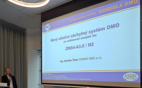 Přednáška o novém typu svodidla ZMS4-A3.0/H2