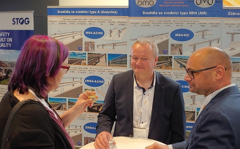 Setkání na stánku Stavby OMO na Mostech 2025