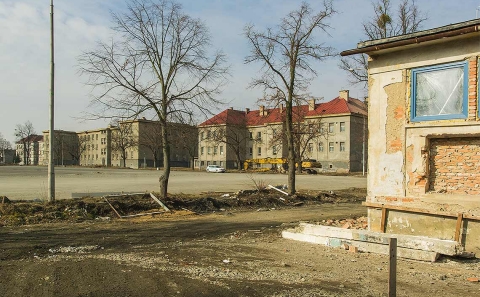 Hranická kasárna - centrální seřadiště